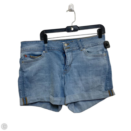 Shorts Designer By Hudson In Blue Denim, Size: 14