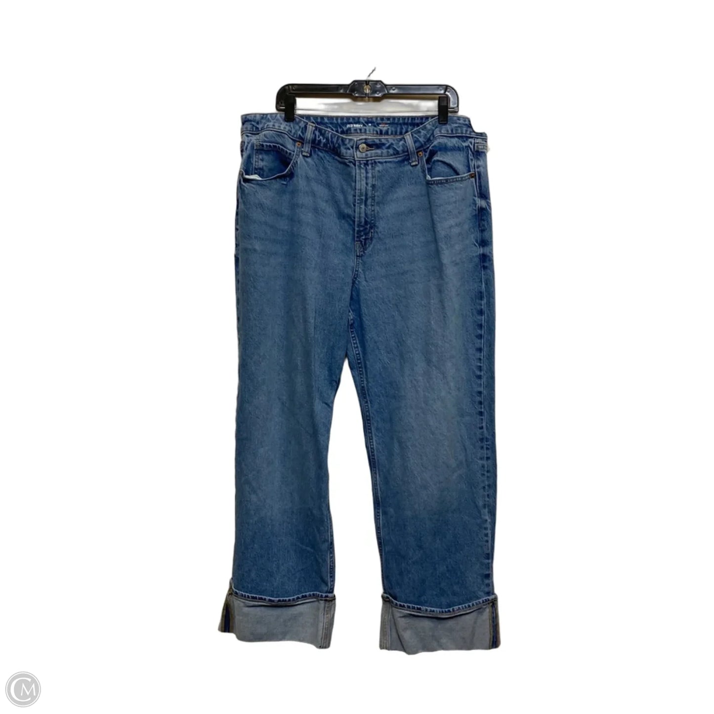 Jeans Wide Leg By Old Navy In Blue Denim, Size: 18