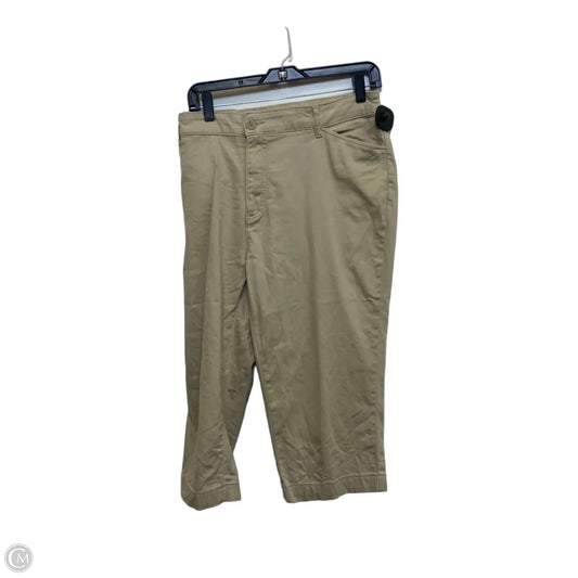 Capris By St Johns Bay In Tan, Size: 16