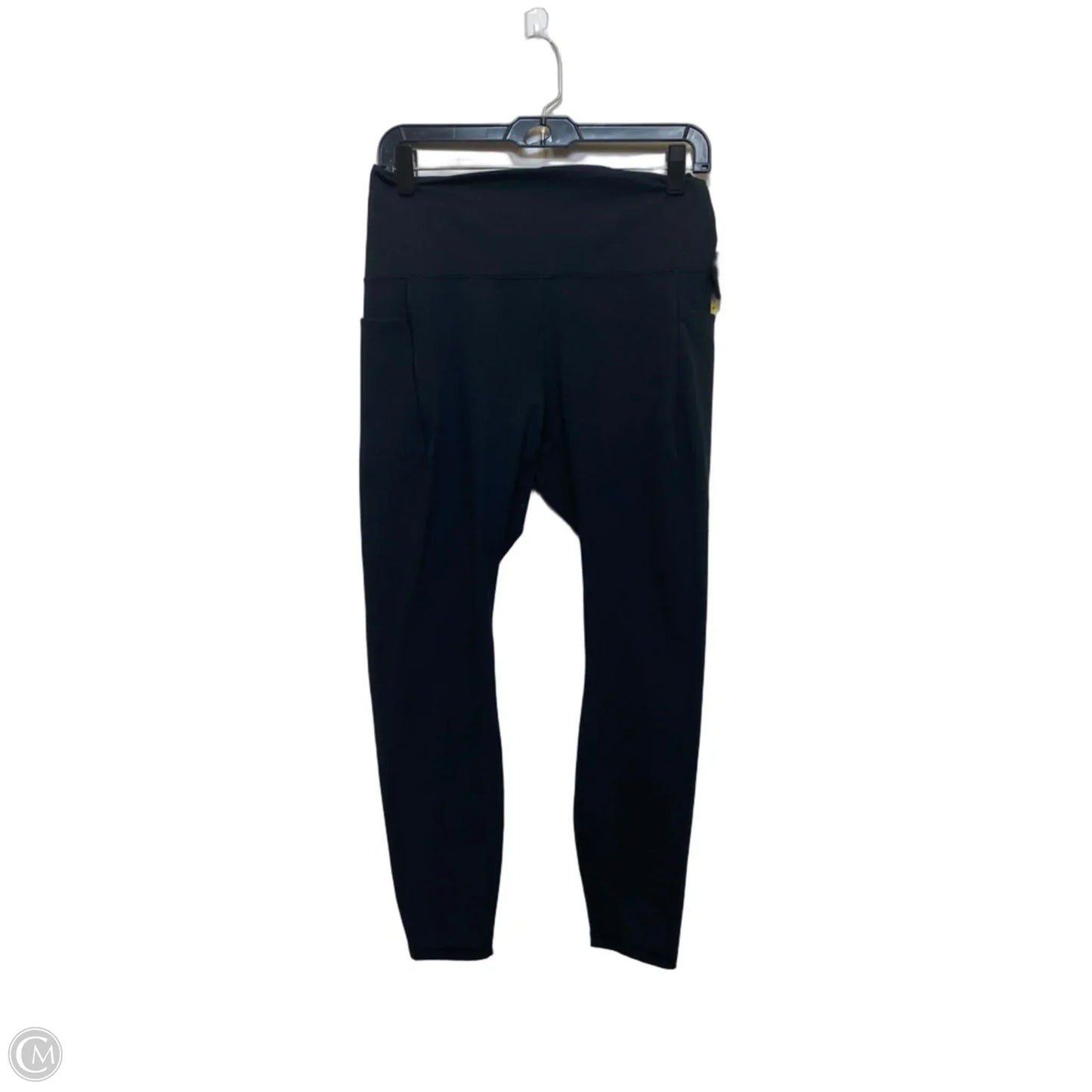 Athletic Leggings By Spyder In Black, Size: L