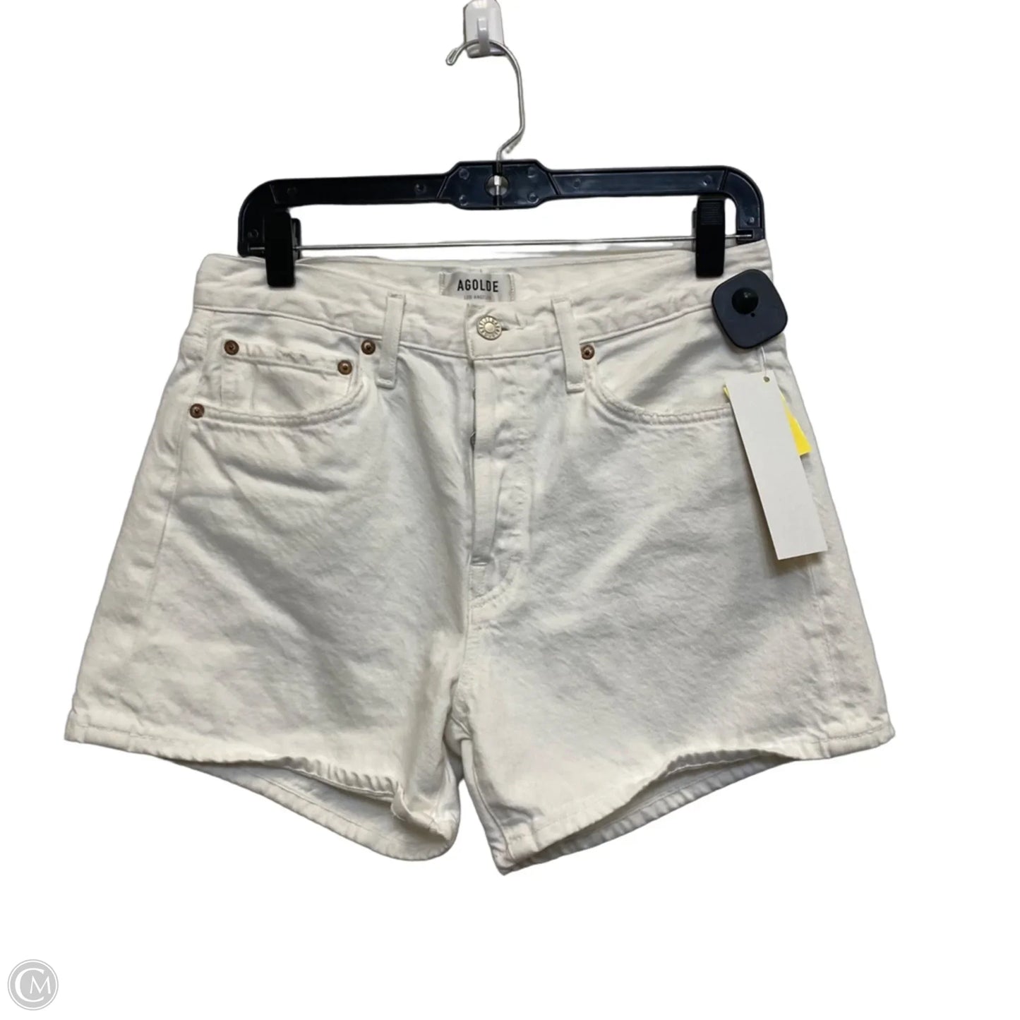 Shorts Designer By Agolde In White Denim, Size: 2