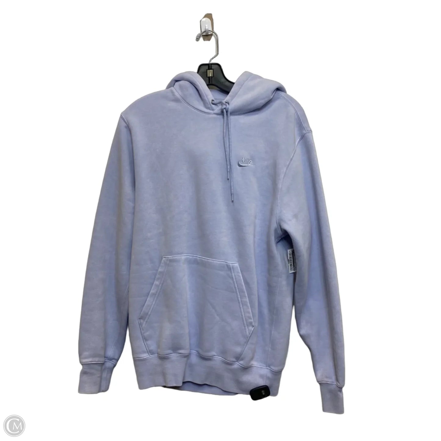 Athletic Sweatshirt Hoodie By Nike In Blue, Size: Xs