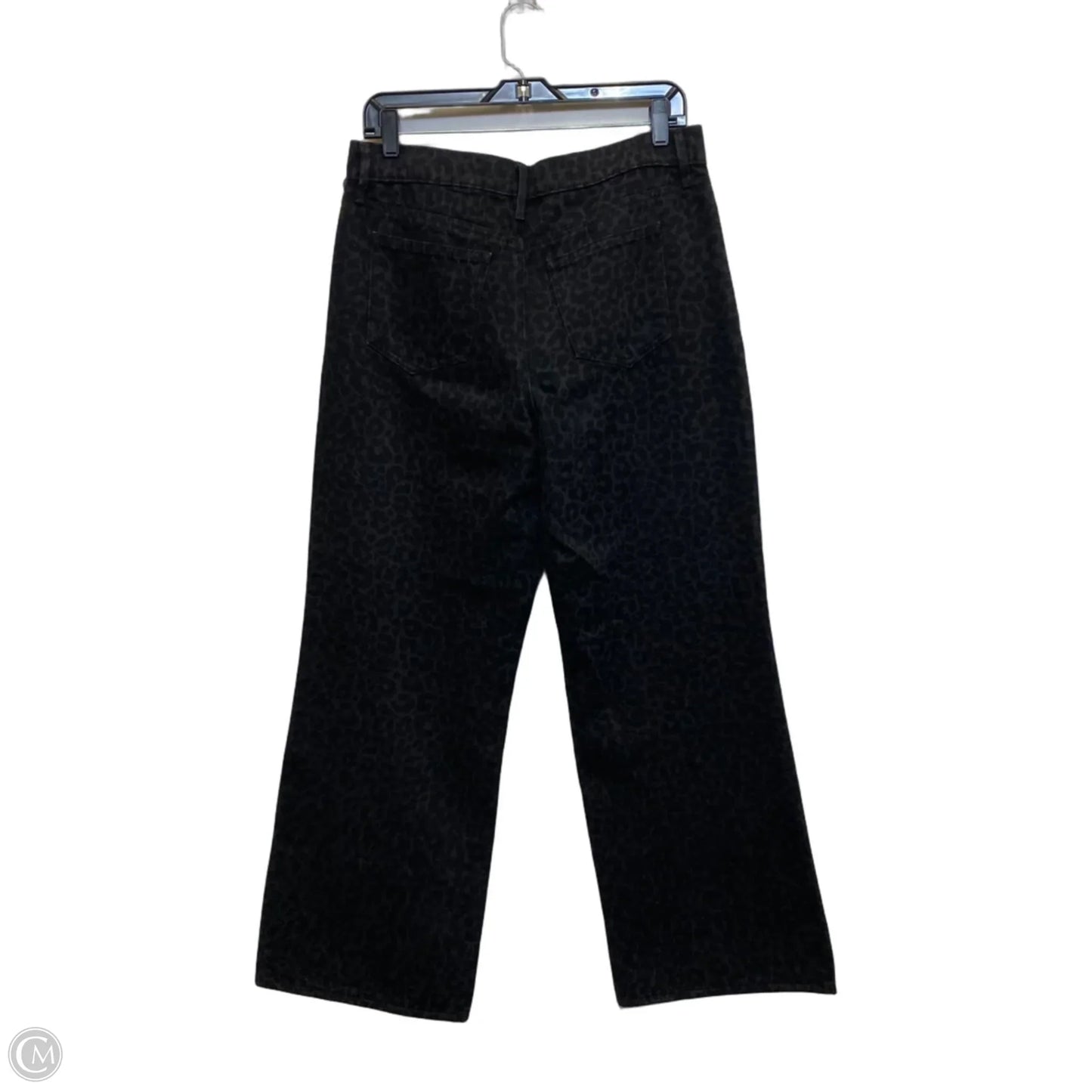 Jeans Wide Leg By Ann Taylor In Black Denim, Size: 10p