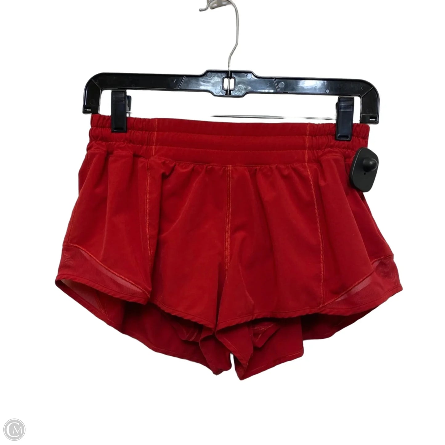 Athletic Shorts Designer By Lululemon In Red, Size: M