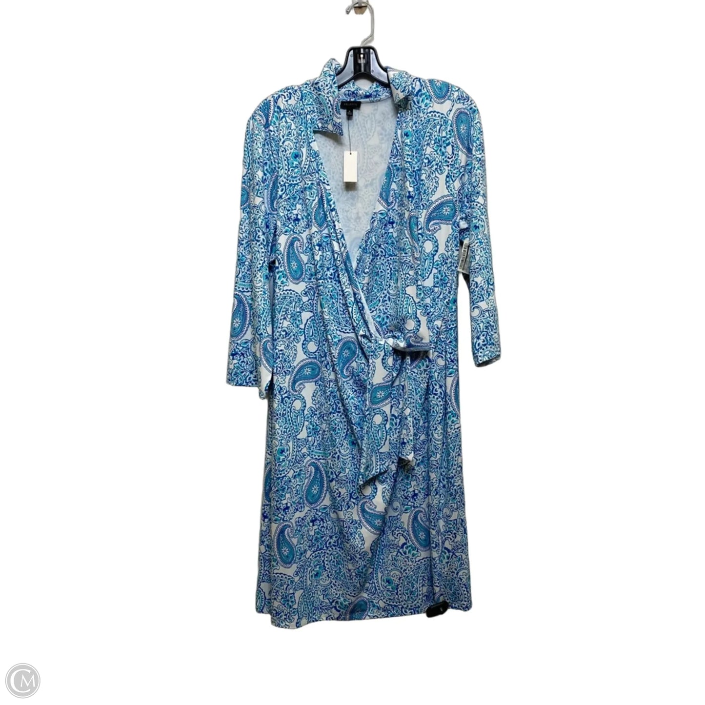 Dress Casual Short By Talbots In Blue & White, Size: Xl