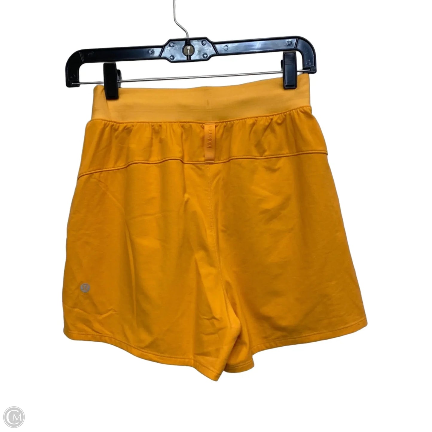 Athletic Shorts Designer By Lululemon In Orange, Size: Xs