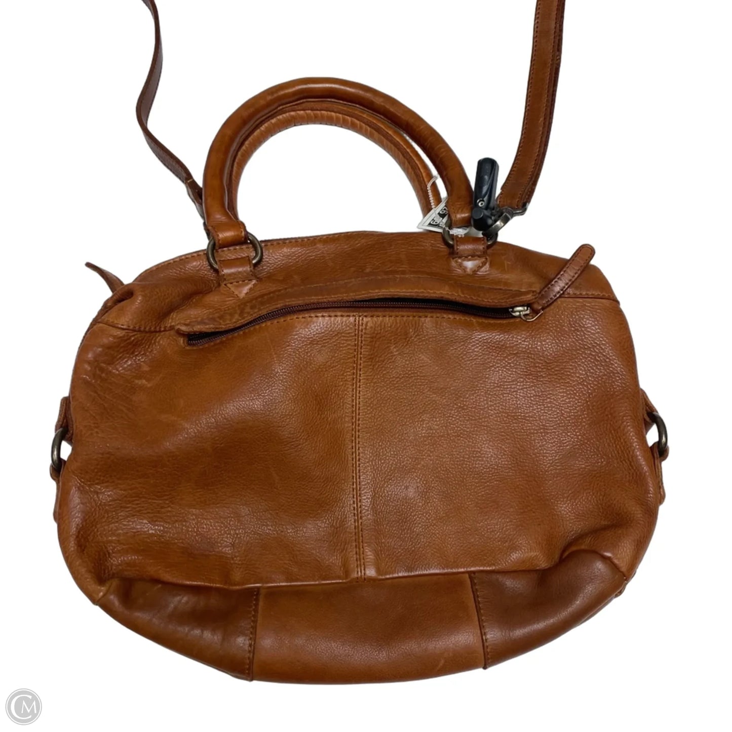 Crossbody Leather By Vilenca Holland, Size: Large