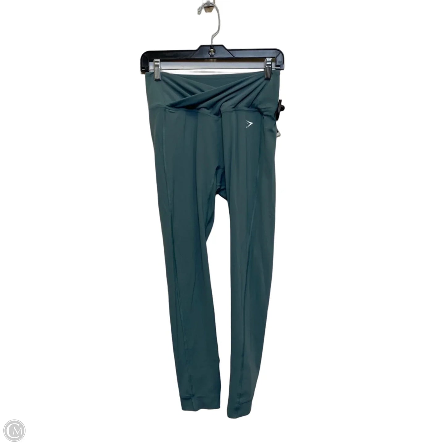 Athletic Leggings By Gym Shark In Green, Size: M