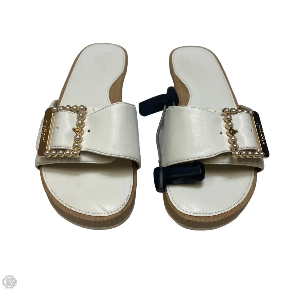 Sandals Heels Platform By Dr Scholls In White, Size: 8