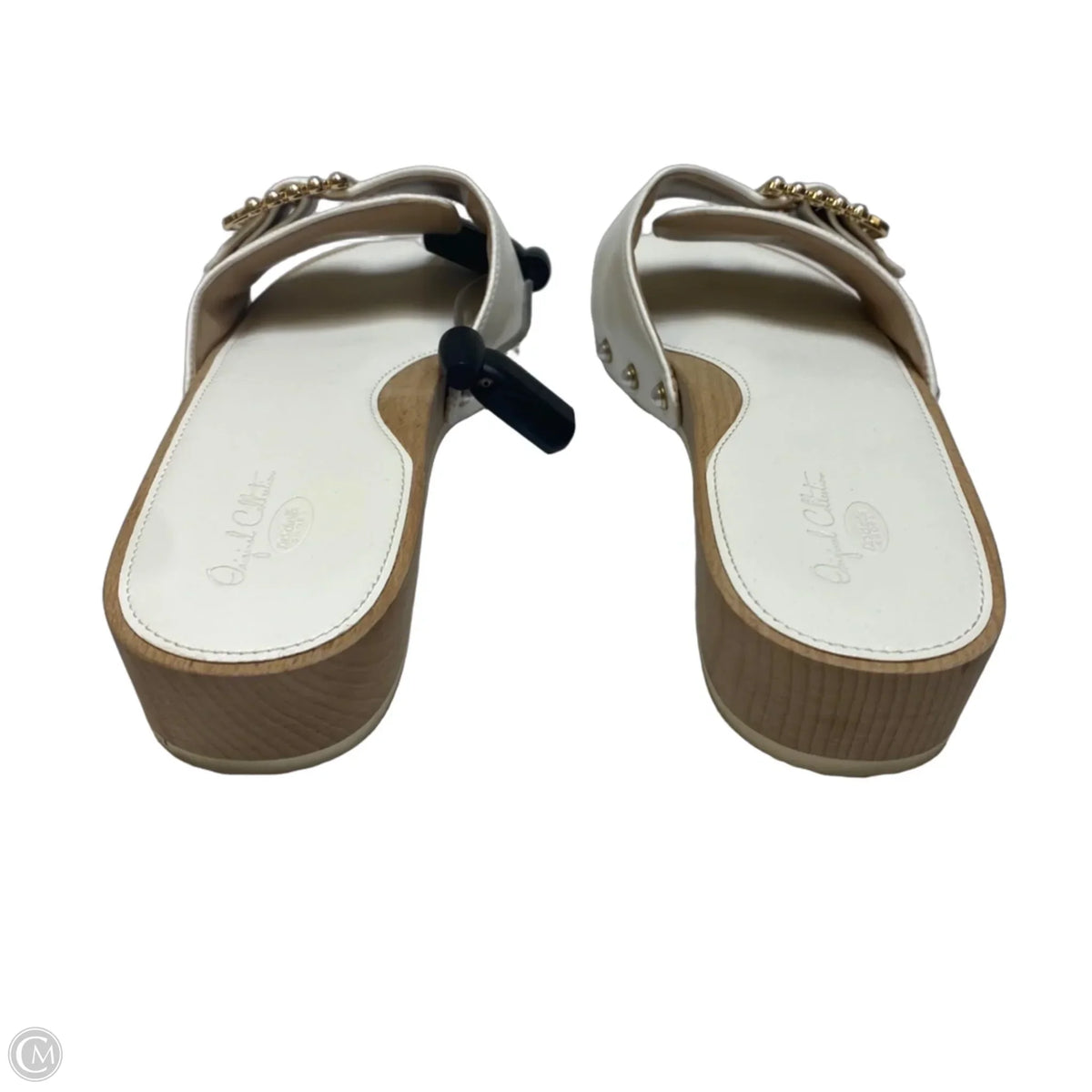 Sandals Heels Platform By Dr Scholls In White, Size: 8