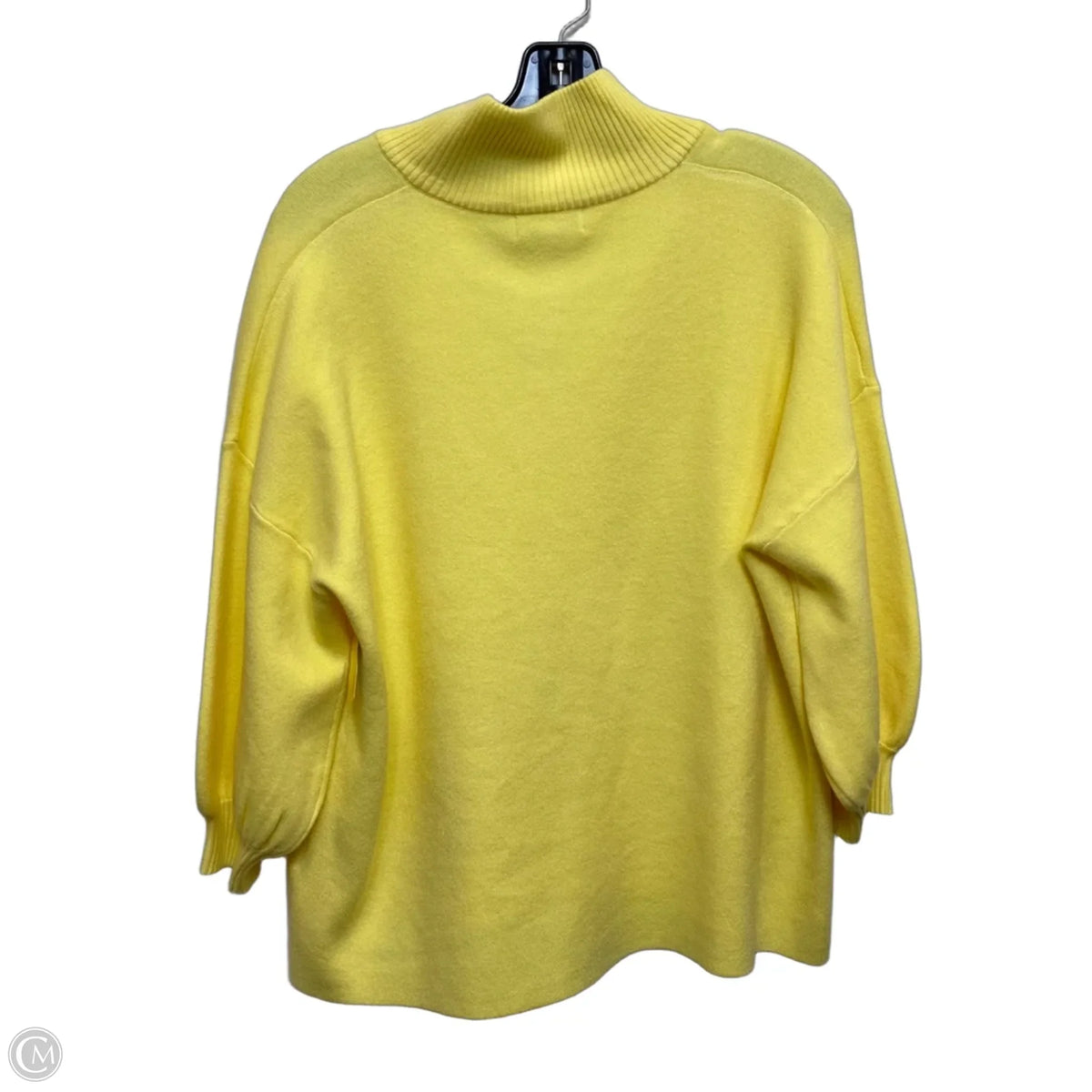 Sweatshirt Collar By Avara In Yellow, Size: M