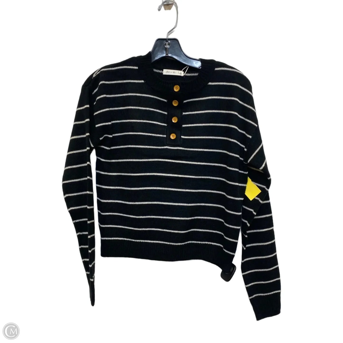 Top Long Sleeve By Active Usa In Black, Size: S