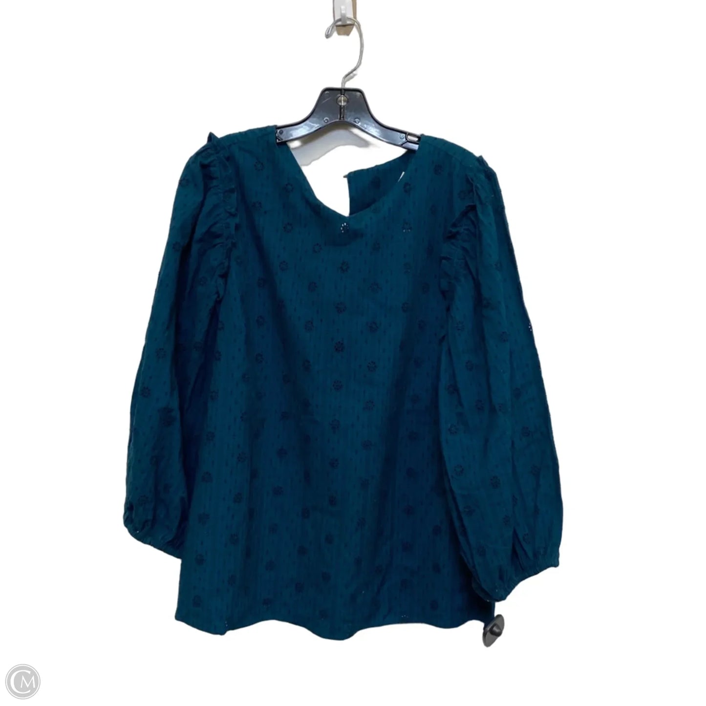 Top Long Sleeve By Universal Thread In Blue, Size: Xxl