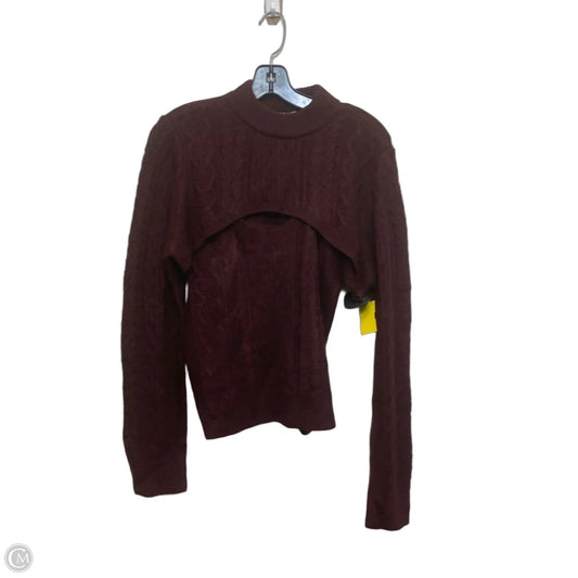 Sweater 2pc By Cato In Purple, Size: L