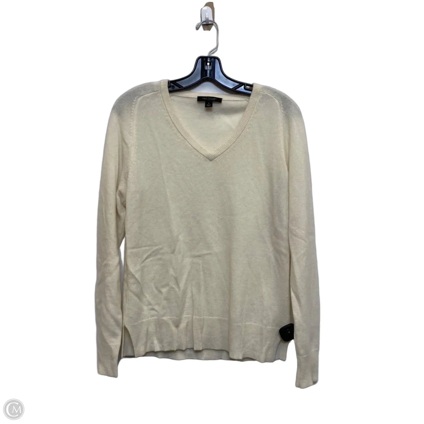 Sweater Cashmere By Ann Taylor In Tan, Size: M