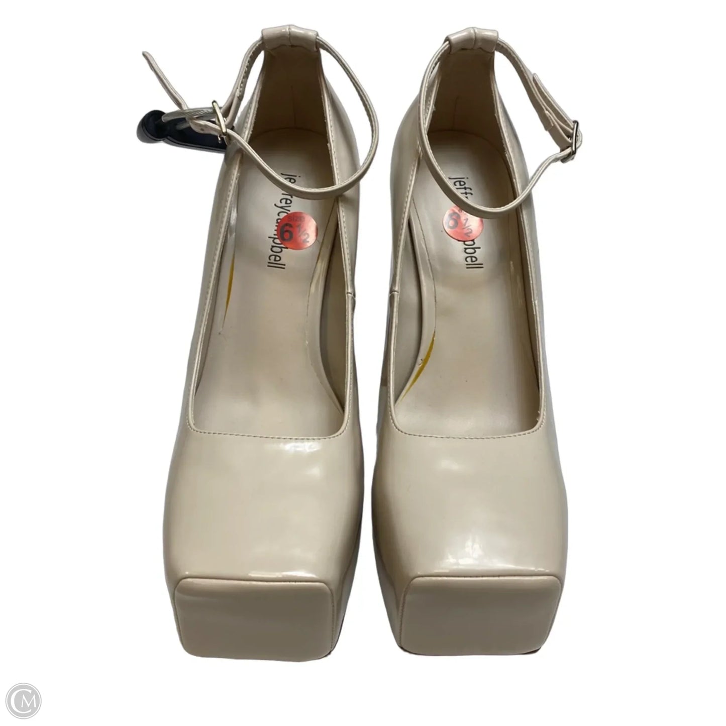 Shoes Designer By Jeffrey Campbell In Cream, Size: 6.5
