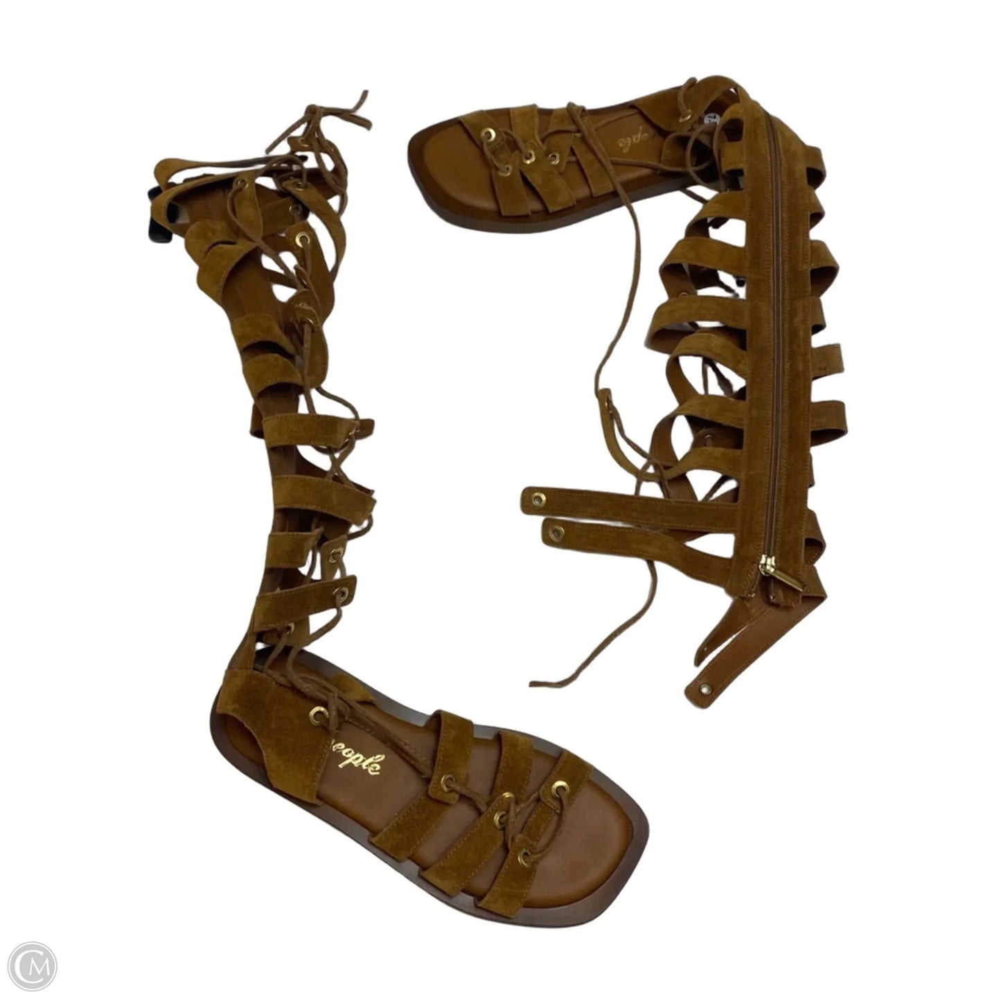Sandals Flats By Free People In Brown, Size: 7.5