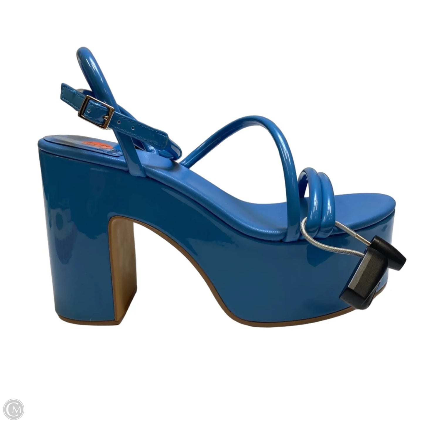 Sandals Designer By Jeffrey Campbell In Blue, Size: 6.5