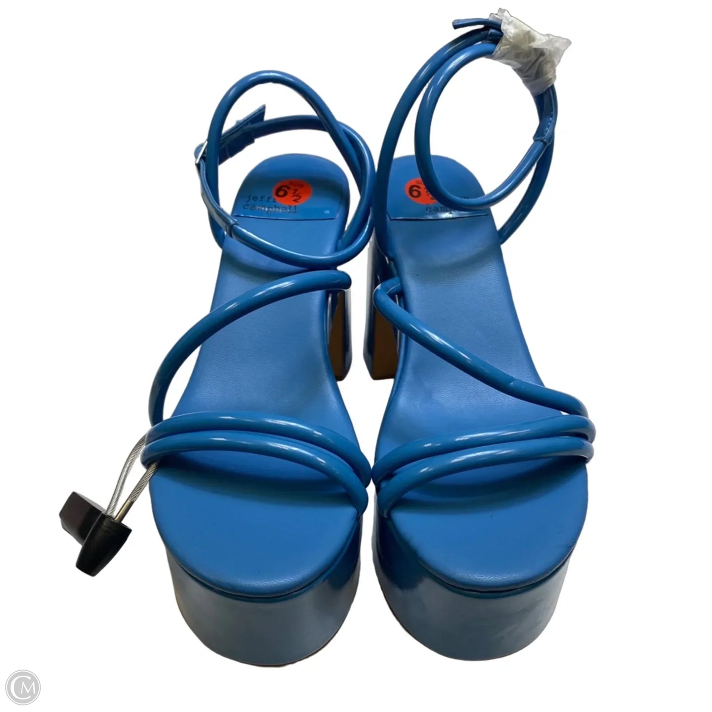 Sandals Designer By Jeffrey Campbell In Blue, Size: 6.5