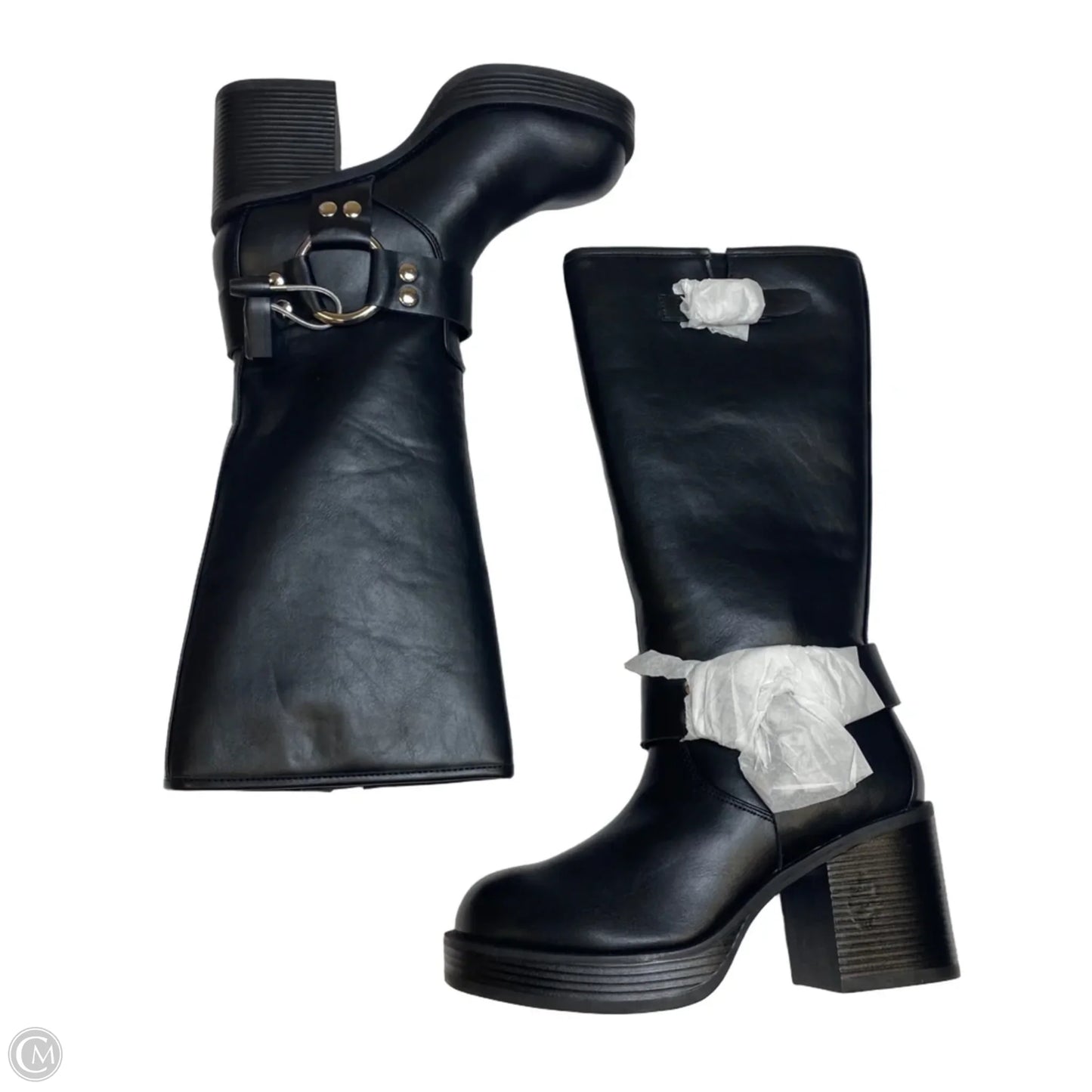 Boots Knee Flats By Madden Girl In Black, Size: 6.5