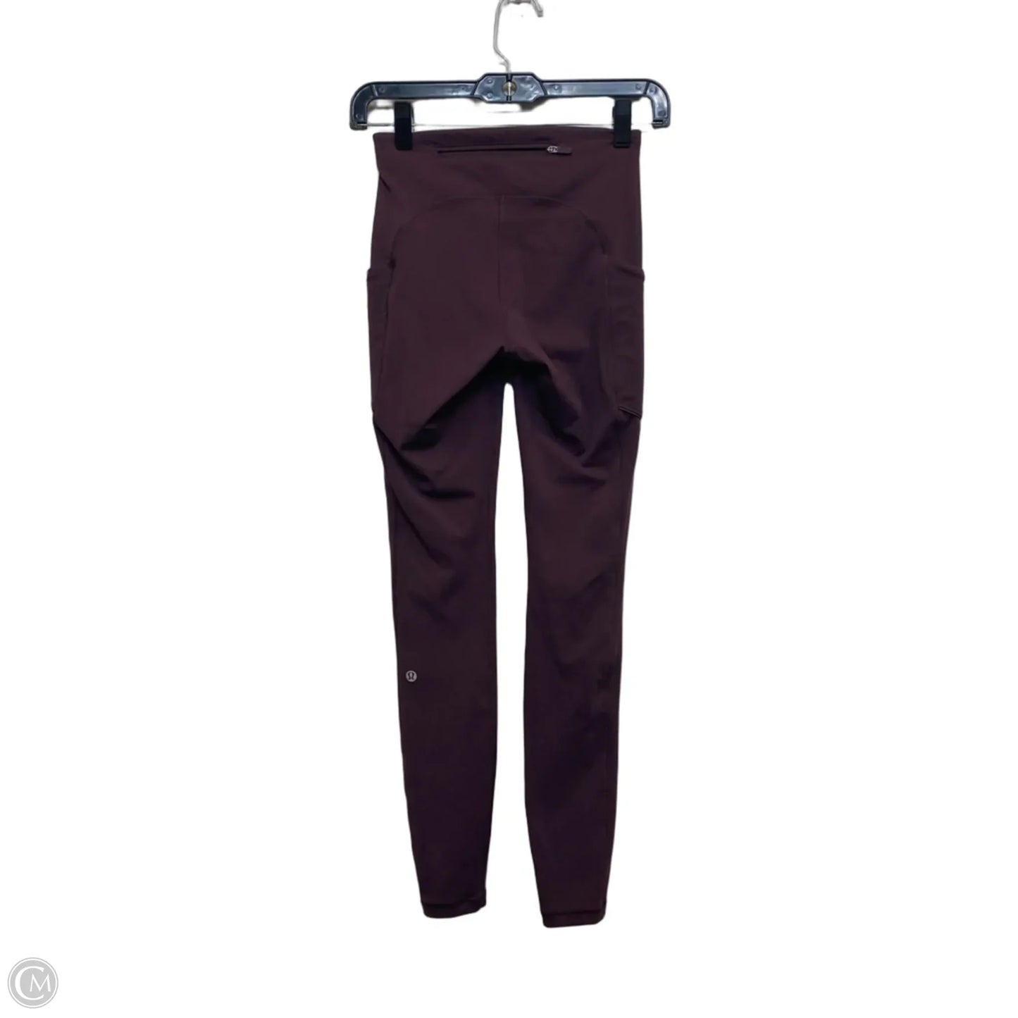 Athletic Leggings Designer By Lululemon In Purple, Size: Xs