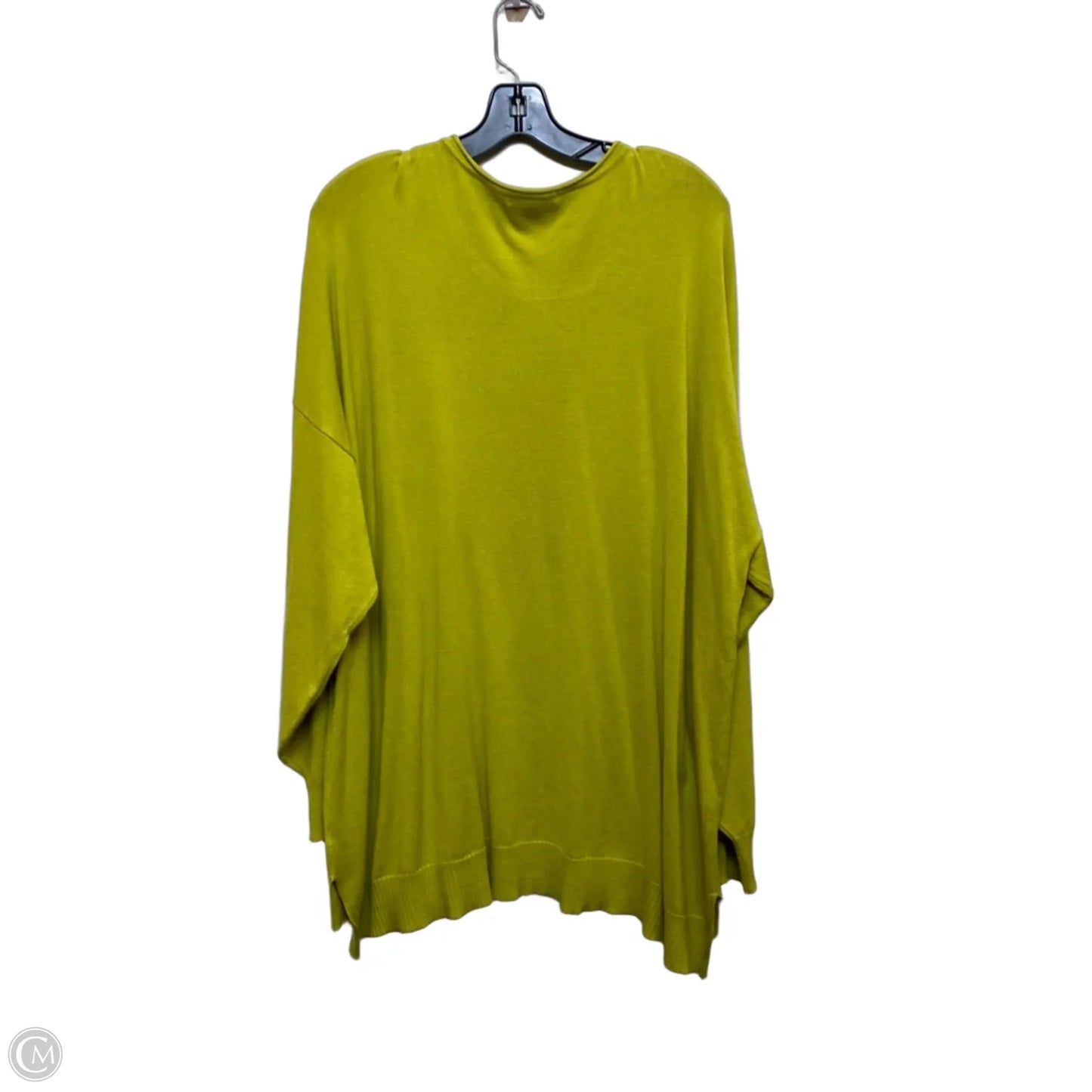 Top Long Sleeve By Cato In Green, Size: 3x
