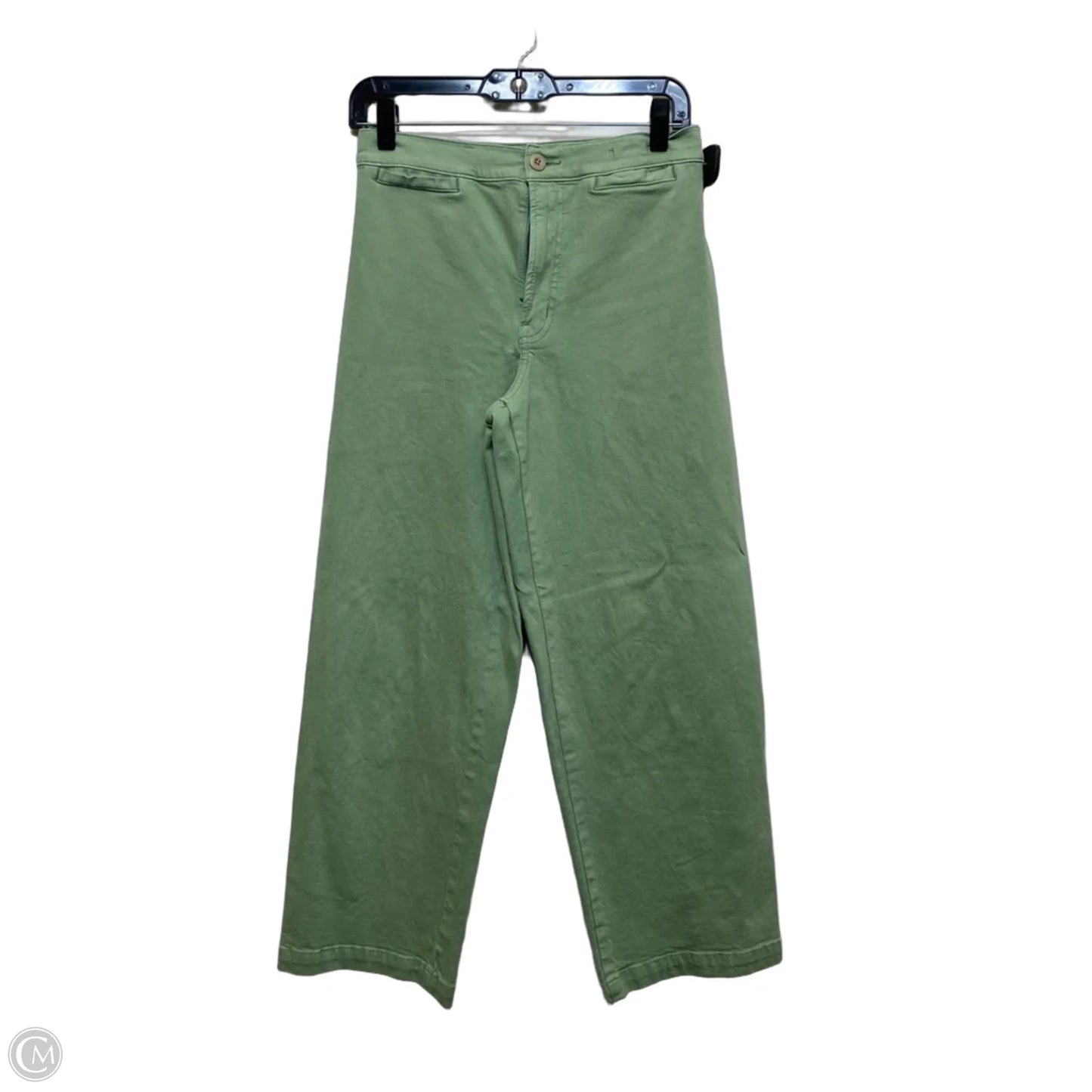 Jeans Wide Leg By Madewell In Green, Size: 4