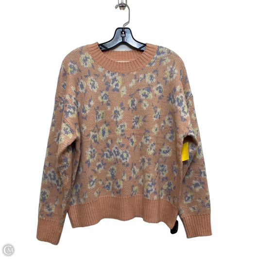 Sweater By Workshop In Pink & Purple, Size: M