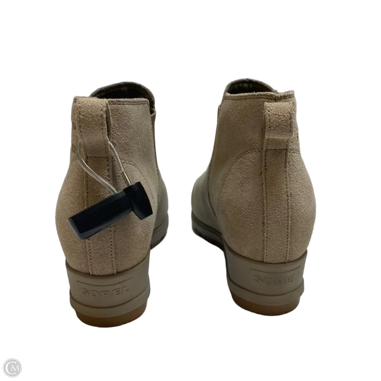 Boots Ankle Heels By Sorel In Tan, Size: 8