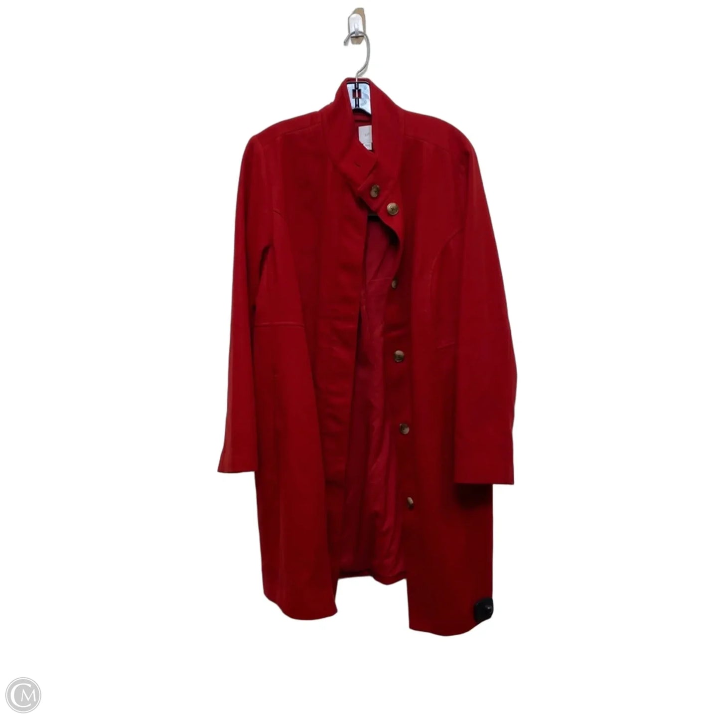 Coat Peacoat By J. Jill In Red, Size: L