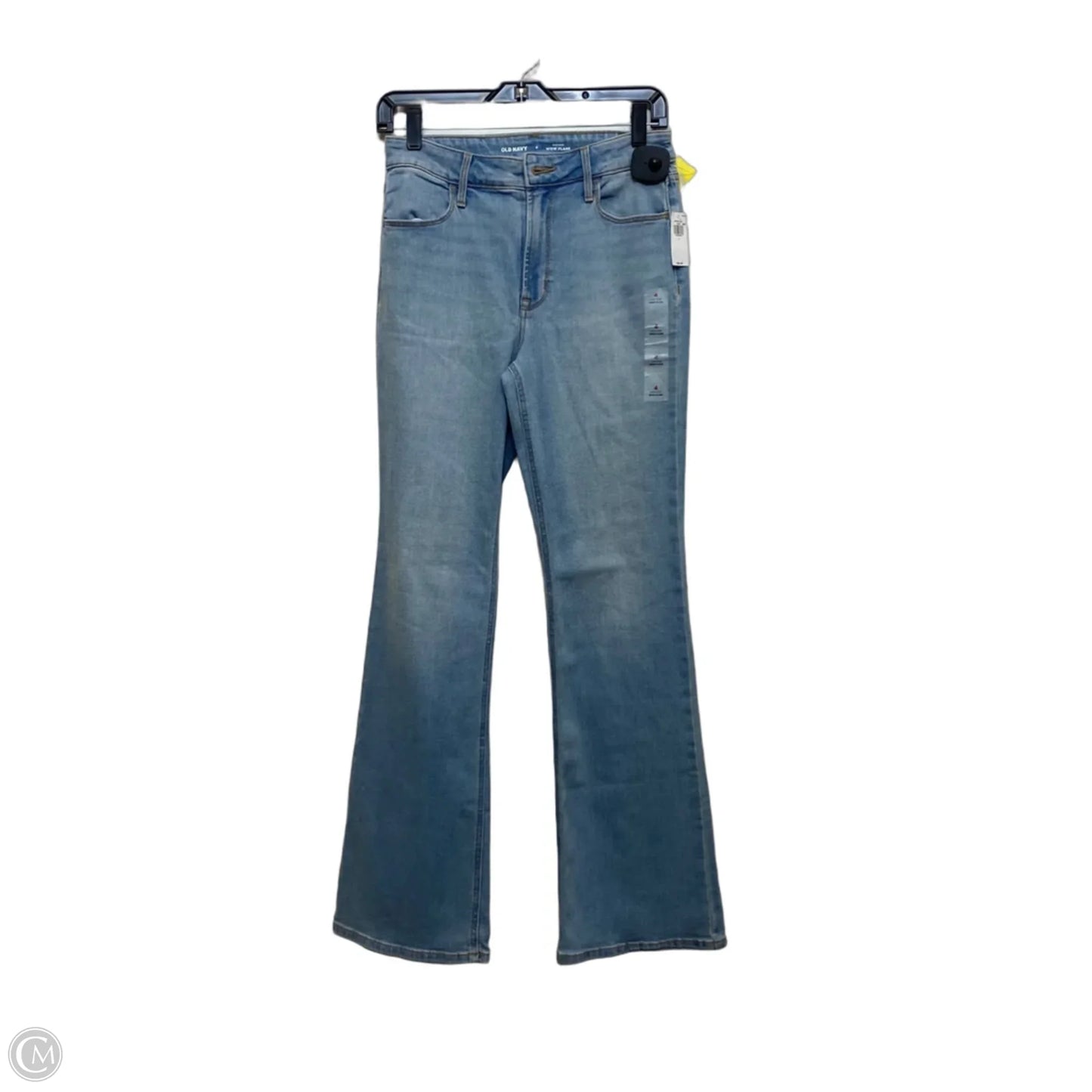 Jeans Flared By Old Navy In Blue Denim, Size: 4