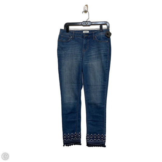 Jeans Skinny By Crown And Ivy In Blue Denim, Size: 6