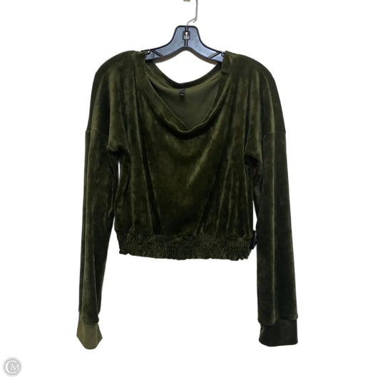 Top Long Sleeve By Savvi In Green, Size: M