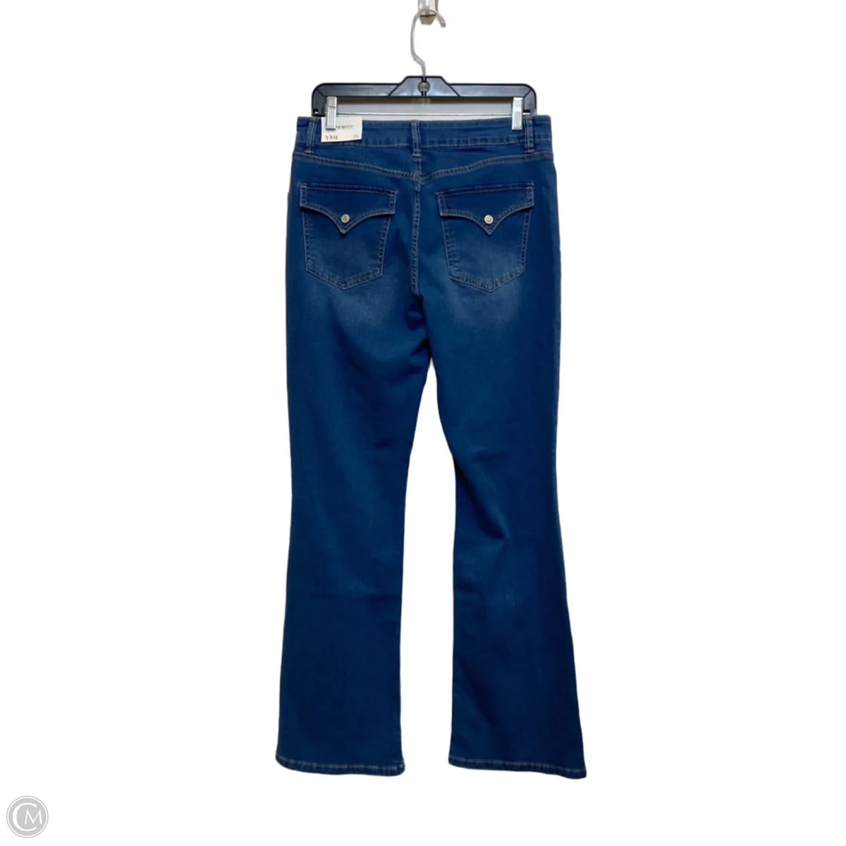 Jeans Flared By Ymi In Blue Denim, Size: 10