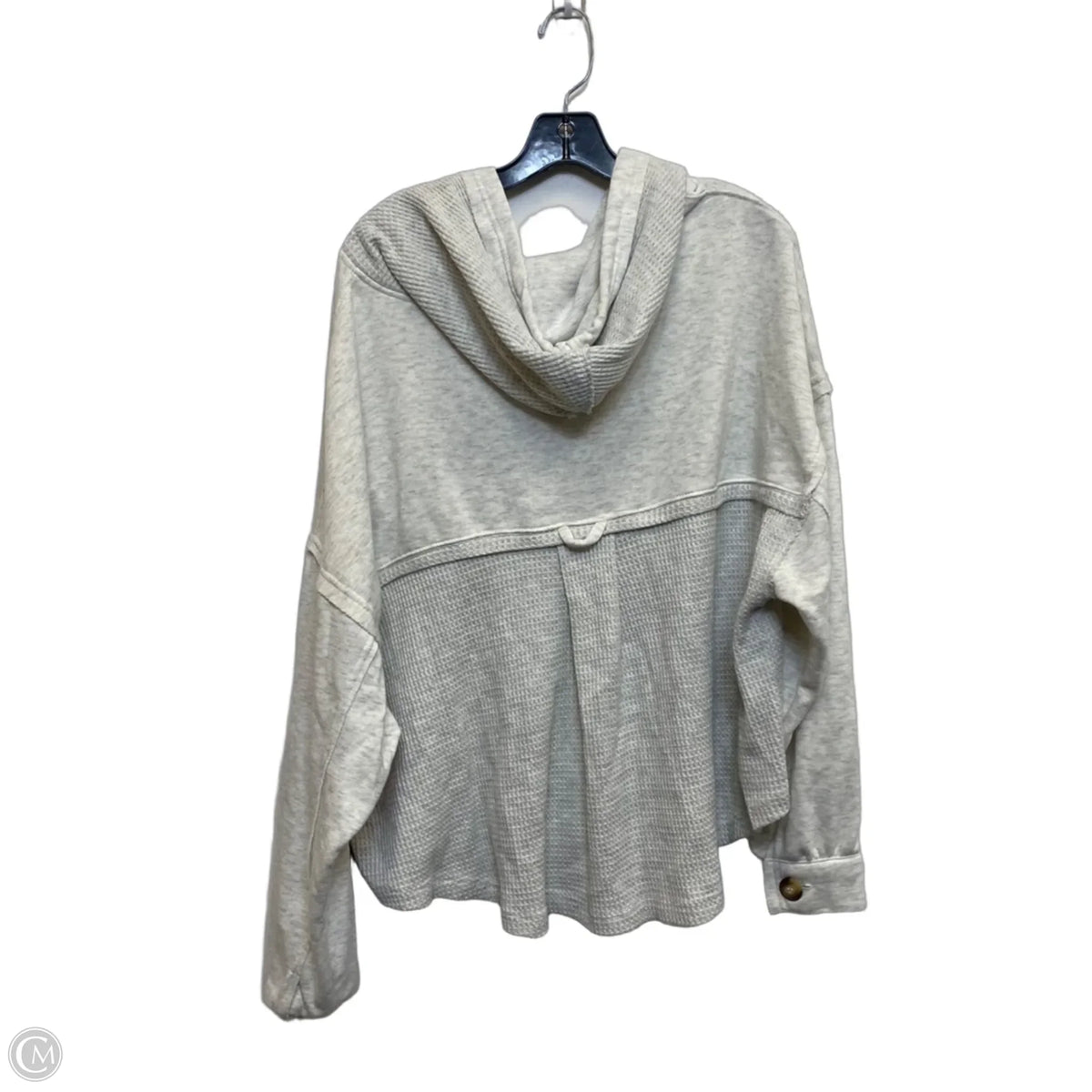 Top Long Sleeve By Better Together In Grey, Size: L