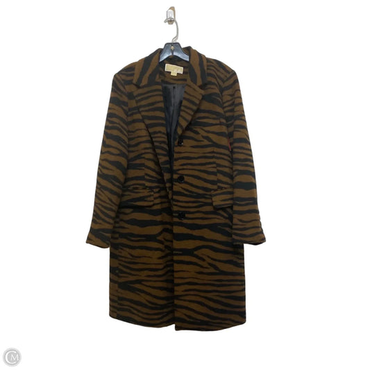 Coat Wool By Michael By Michael Kors In Black & Brown, Size: Xl