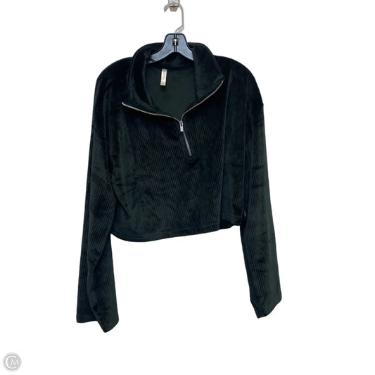 Athletic Sweatshirt Collar By Fabletics In Grey, Size: L