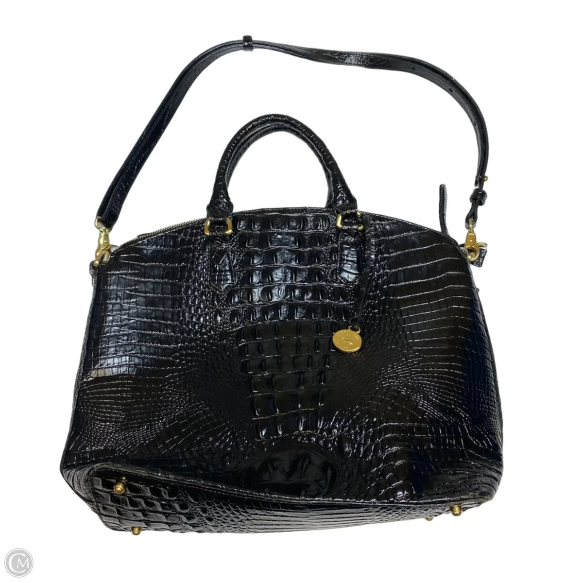 Handbag Designer By Brahmin, Size: Large