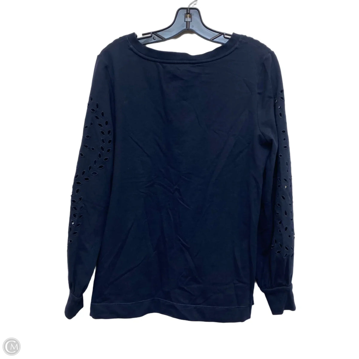 Top Long Sleeve By Chicos In Navy, Size: M