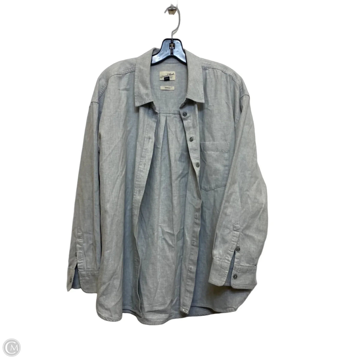 Top Long Sleeve By Universal Thread In Grey, Size: Xl