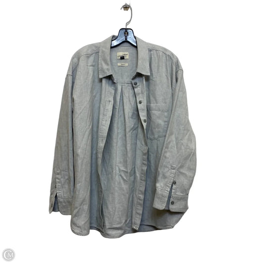 Top Long Sleeve By Universal Thread In Grey, Size: Xl