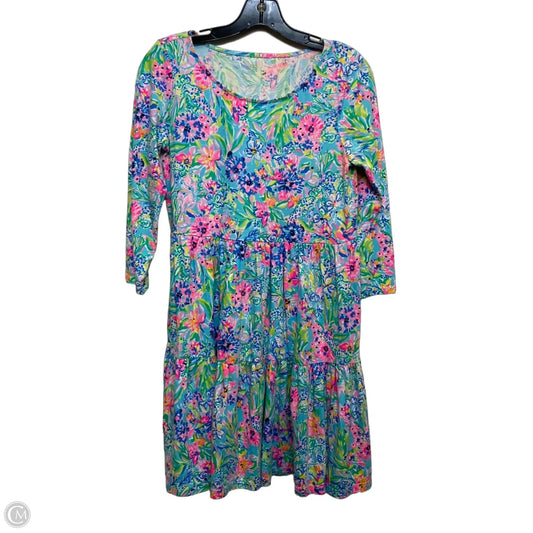 Dress Designer By Lilly Pulitzer In Blue & Pink, Size: S