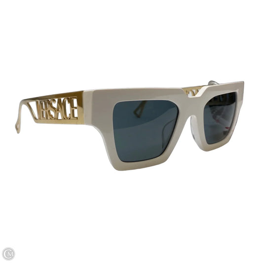 Sunglasses Luxury Designer By Versace, Size: