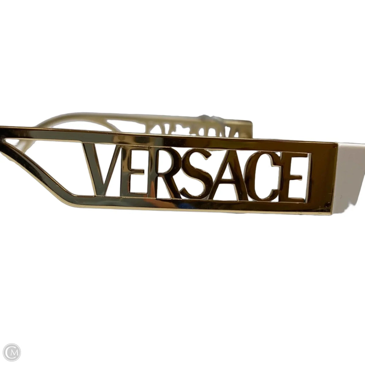 Sunglasses Luxury Designer By Versace, Size:
