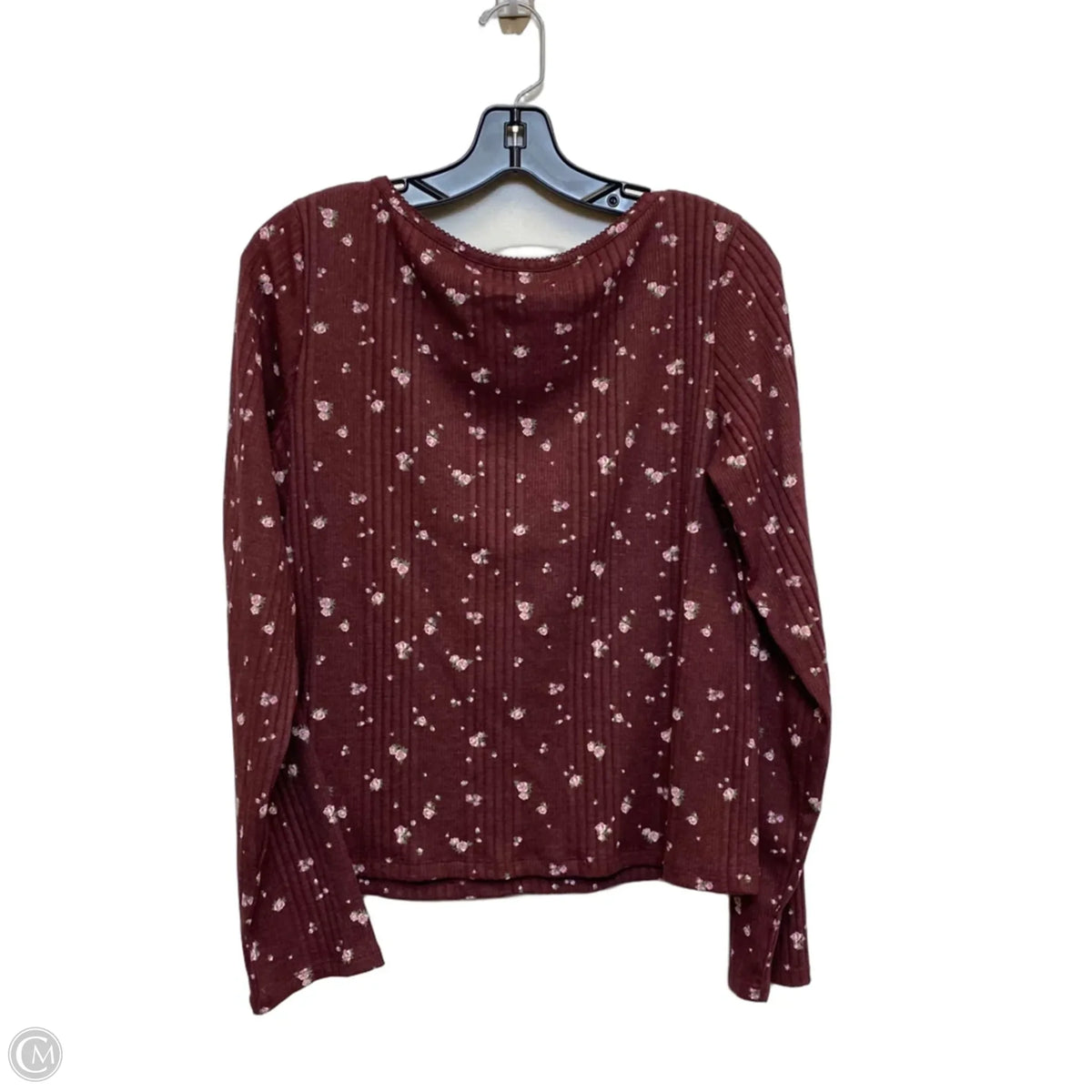 Top Long Sleeve By So In Red, Size: 2x