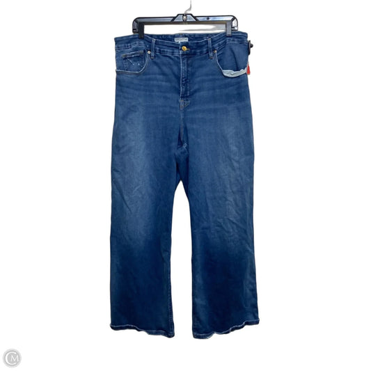 Jeans Designer By Good American In Blue Denim, Size: 20