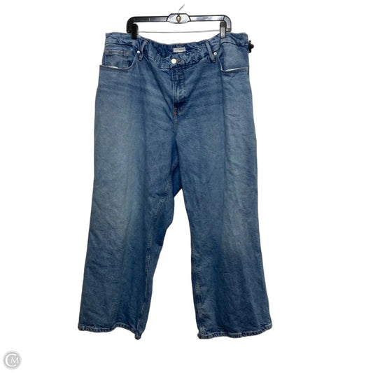 Jeans Designer By Good American In Blue Denim, Size: 22