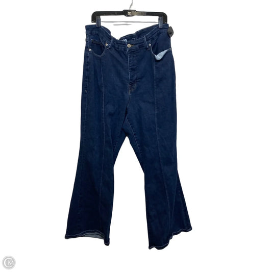 Jeans Designer By Good American In Blue Denim, Size: 20