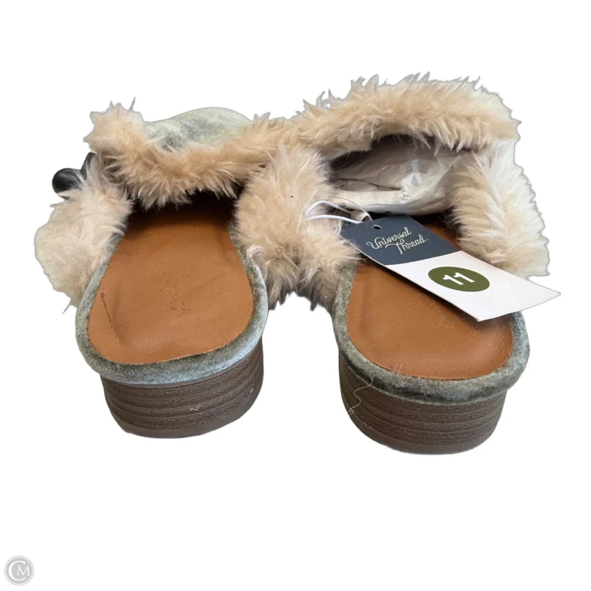 Shoes Flats By Universal Thread In Green, Size: 11