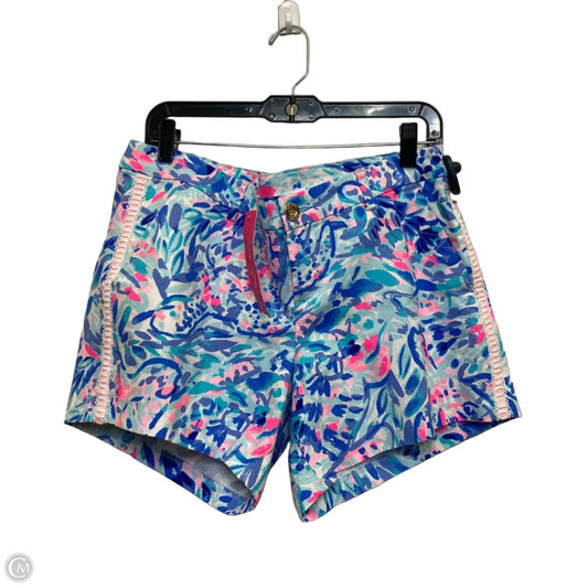 Shorts Designer By Lilly Pulitzer In Blue & Pink, Size: 12